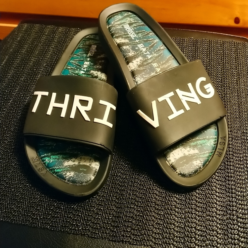 MELISSA +BAJA EAST Beach slides pre-loved - Picture 3 of 8